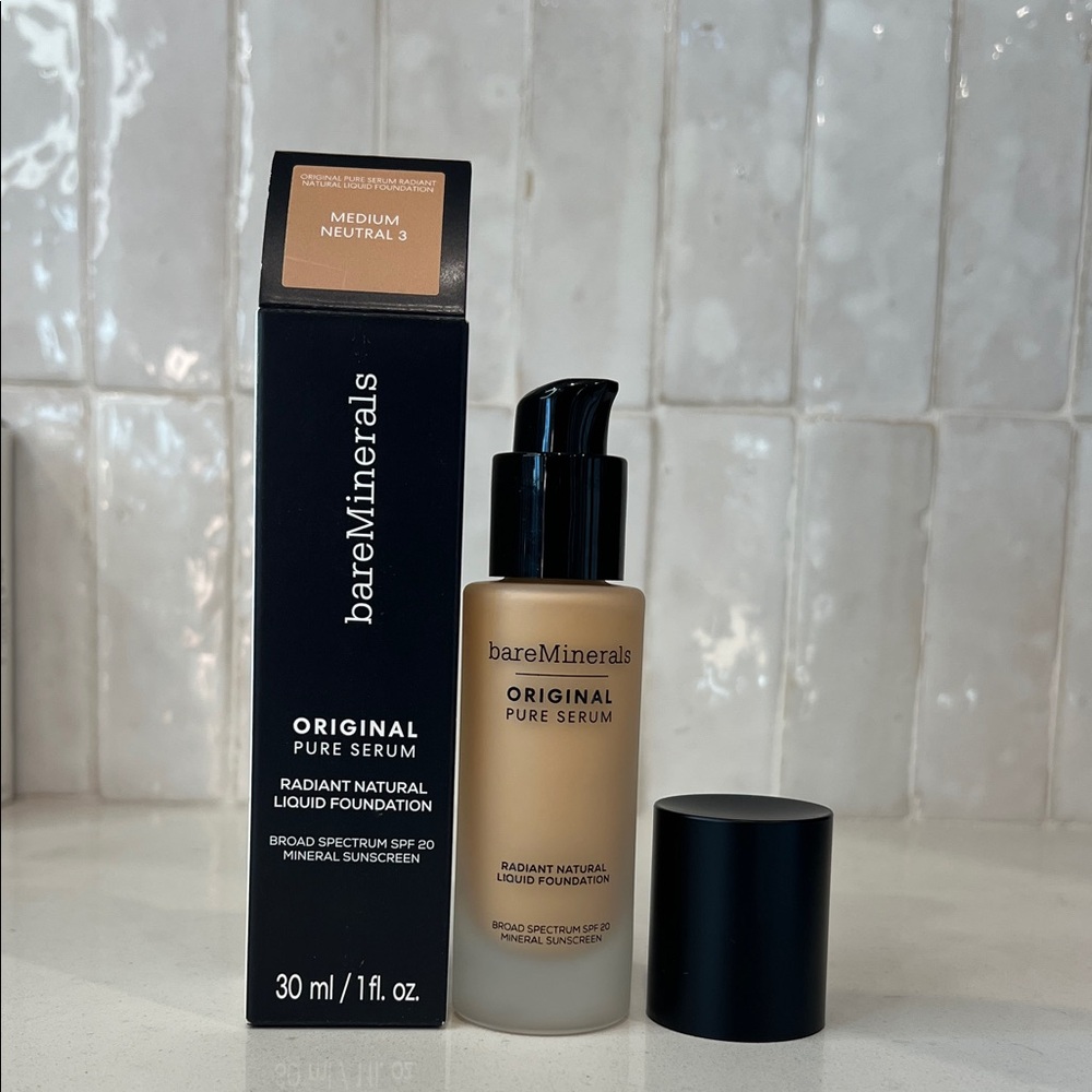 bareMinerals Original Pure Serum Foundation - Medium Neutral 3